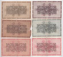 1946. 10.000AP + 100.000AP (2x) sorszámozott és sorszám nélküli változatok + 500.000AP + 1.000.000AP...