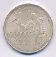 Románia 1946. 100.000L Ag "I. Mihály" T:2 
Romania 1946. 100.000 Lei Ag "Mihai I&quo...