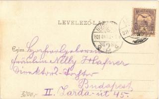 1901 Vác, Szentháromság templom és szobor. Divald Károly 159. sz