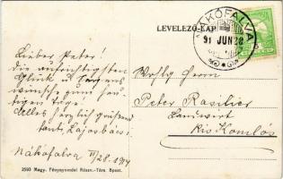 1914 Nákofalva, Nakovo; Posta és távírda hivatal / post and telegraph office