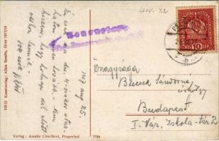 1917 Pragersko, Pragerhof; Bahnhof / railway station, locomotive, train (cut)