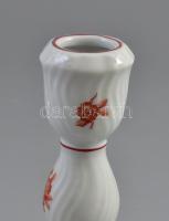 Herendi Terus Rust mintás gyertyatartó. Kézzel festett, jelzett, hibátlan. 15 cm