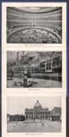 cca 1900 Ricordo di Roma I-II- két képes leporello füzet