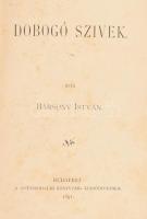 Bársony István: Dobogó szívek. Bp., 1891, Szépirodalmi Könyvtár. Kissé viseltes kiadói egészvászon-k...