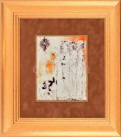 Háromkirályok, Hollóházi Jurcsák László által tervezett porcelán kép, matricás, hibátlan, dekoratív ...