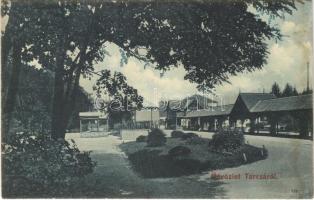 1910 Tarcsa, Tatzmannsdorf; fürdő / spa
