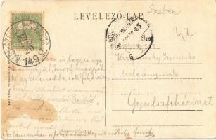 1907 Vöröstoronyi-szoros, Rotenturm-Pass, Pasul Turnu Rosu; + "NAGY-SZEBEN-KIS-KAPUS 149" ...
