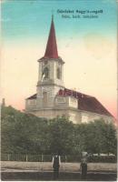 1916 Torontáltószeg, Nagytószeg, Novi Kozarci; Római katolikus templom / church