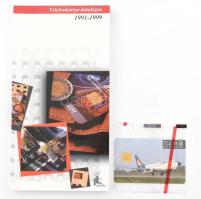 1992 MALÉV telefonkártya, bontatlan, 20.000 példányos + 1991-1999 Telefonkártya-katalógus, újszerű állapotban, 162 p
