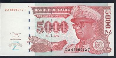 Zaire 1992-2003. 20K, 50K, 100K + 1995. 5000Z T:I