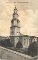 1917 Liepaja, Liepoja, Libau; Heil. Dreifaltigkeitskirche / church (fl)