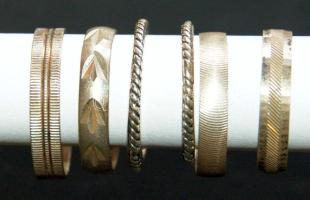 Női ezüst karikagyűrű (6x)