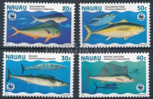 WWF: Halak sor + 4 FDC WWF Fishes set + 4 FDC