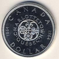 Kanada 1964. 1$ Ag "Charlottetown" T:2+