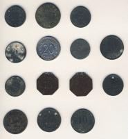 Német Birodalom / Császárság / Weimari Köztársaság 1917-1919. 14 db (13 klf) T:2/3, 3