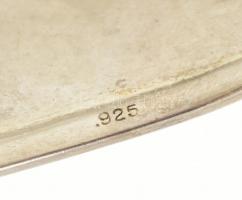 Ezüst(Ag) karperec, jelzett, 6×5 cm, nettó: 24,01 g