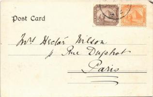 1905 Port Said, Rue du commerce / trade street, shop of Georges Bakirtzi, Coast Guard office, boats