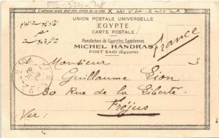 1904 Port Said, Boulevard / street view. TCV card (EK)