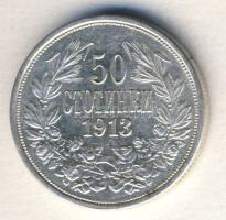 Bulgária 1913. 50 st F: 1/2+