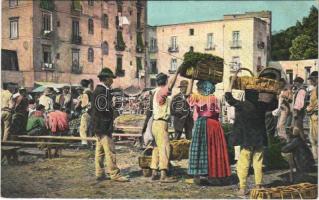 Napoli, Naples; Mercato delle frutta / fruit market