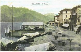 Bellagio, Il ponte / port, boats (cut)