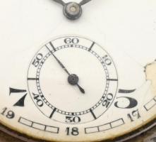 Doxa Anti-Magnetique fém tokos zsebóra, működik, sérült számlappal, kis kopással, apró rozsdafoltokk...