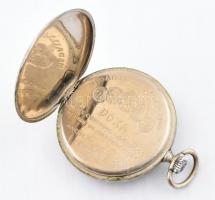 Doxa Anti-Magnetique fém tokos zsebóra, működik, sérült számlappal, kis kopással, apró rozsdafoltokk...