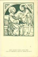 1930 Szent Gellért tanítja Szent Imrét. Készüljetek a Szent Imre Év méltó megünneplésére! 1030-1930 / Saint Gerard of Csanád instructs Saint Emeric s: Márton L. (EK)