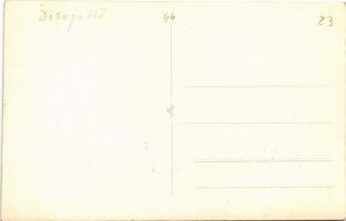 Cserkész a Dobogó-kőnél / Hungarian boy scout, hiking. photo