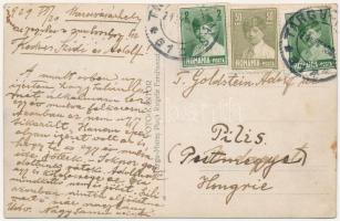 1929 Marosvásárhely, Targu Mures; Nagy Samu Könyvnyomda, tulaj levele / Tipografia Samuila Nagy / bo...