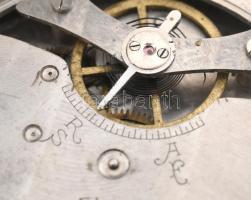 Enigma zsebóra fém tokkal, festett számlappal. Működő állapotban. d:49 mm