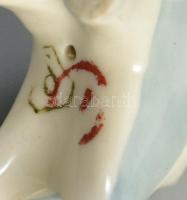 Drasche "art-deco" zerge. Kézzel festett, jelzett, hibátlan 7 cm