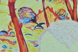 DrMáriás (Máriás Béla, 1966-): Kosztolányi Dezső Edward Hopper műtermében. Computer print, merített ...