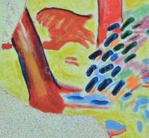 DrMáriás (Máriás Béla, 1966-): Kosztolányi Dezső Edward Hopper műtermében. Computer print, merített ...