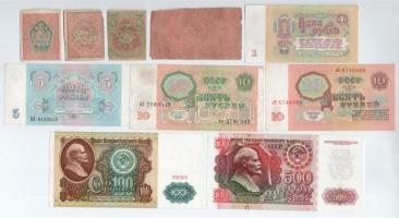 Szovjetunió 1919. 1 + 2+ 3R + 1921. 1000R + 1961. 1 + 10R + 1991. 5 + 10 + 100R + 1992. 500R T:I-III