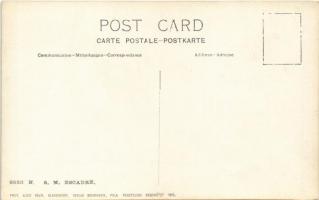 Az Osztrák-Magyar Haditengerészet hajóraja a tengeren / SM Escadre / Austro-Hungarian Navy art postc...