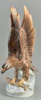 Unterweissbach sas madár Kézzel festett, jelzett, kis lepattanással 31 cm,