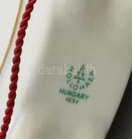 Hollóházi kulacs "Egészséggel töltse pihenését" felirattal, matricás, jelzett, hibátlan. 2...