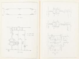 1979 Tátra T5C5 villamos elektromos berendezéseinek ábrái és oktatókönyve. BKV oktatókönyvek