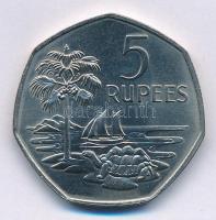 Seychelles-szigetek 1972. 5R Cu-Ni T:1- Seychelles 1972.5 Rupees Cu-Ni C:AU Krause KM#19