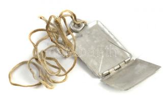 cca 1945 Aluminium dögcédula tartó