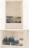 11 db RÉGI eredeti osztrák-magyar haditengerészeti fotó képeslap méretben a hidroplán állomásról (K....