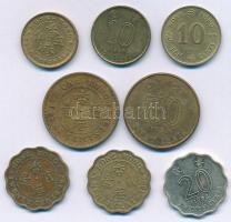 Hongkong 1967-1997. 5c - 50c (8xklf) T:2 Hong Kong 1967-1997. 5 Cents - 50 Cents (8xdiff) C:XF