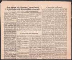 1956 Szabad Föld VII. évf. 43. sz., 1956. október 21., apró szakadásokkal, 8 p