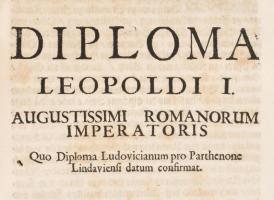 [Max Rassler (1645-1719)]: Justa defensio antiquissimi diplomatis quo Ludovicus Imperator Coenobium ...