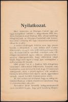 1940 Bp., Nyilatkozat Rudnay Béla államrendőrségi főkapitánynak az Országos Casinóból való kizáratása ügyén, 8p