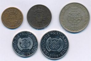 Mozambik 1945. 50c + 1957. 50c + 1970. 10E + 2006. 2M + 5M T:1-,2,2-
Mozambique 1945. 50 Centavos +...