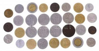 Olaszország 1893-1996. 5c-500L (31xdiff) T:vegyes Italy 1893-1996. 5 Cents - 500 Lire (31xdiff) C:mixed