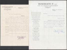 cca 1925-1944 12 db régi alkoholkereskedelemmel kapcsolatos számla, pl. Herceg Windischgraetz Lajos ...