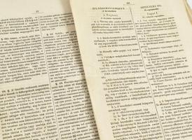 1839 Az Országgyűlés jegyzőkönyve magyar és latin nyelven. 1-208p. nincs vége. Fűzés, kötés nélkül. ...